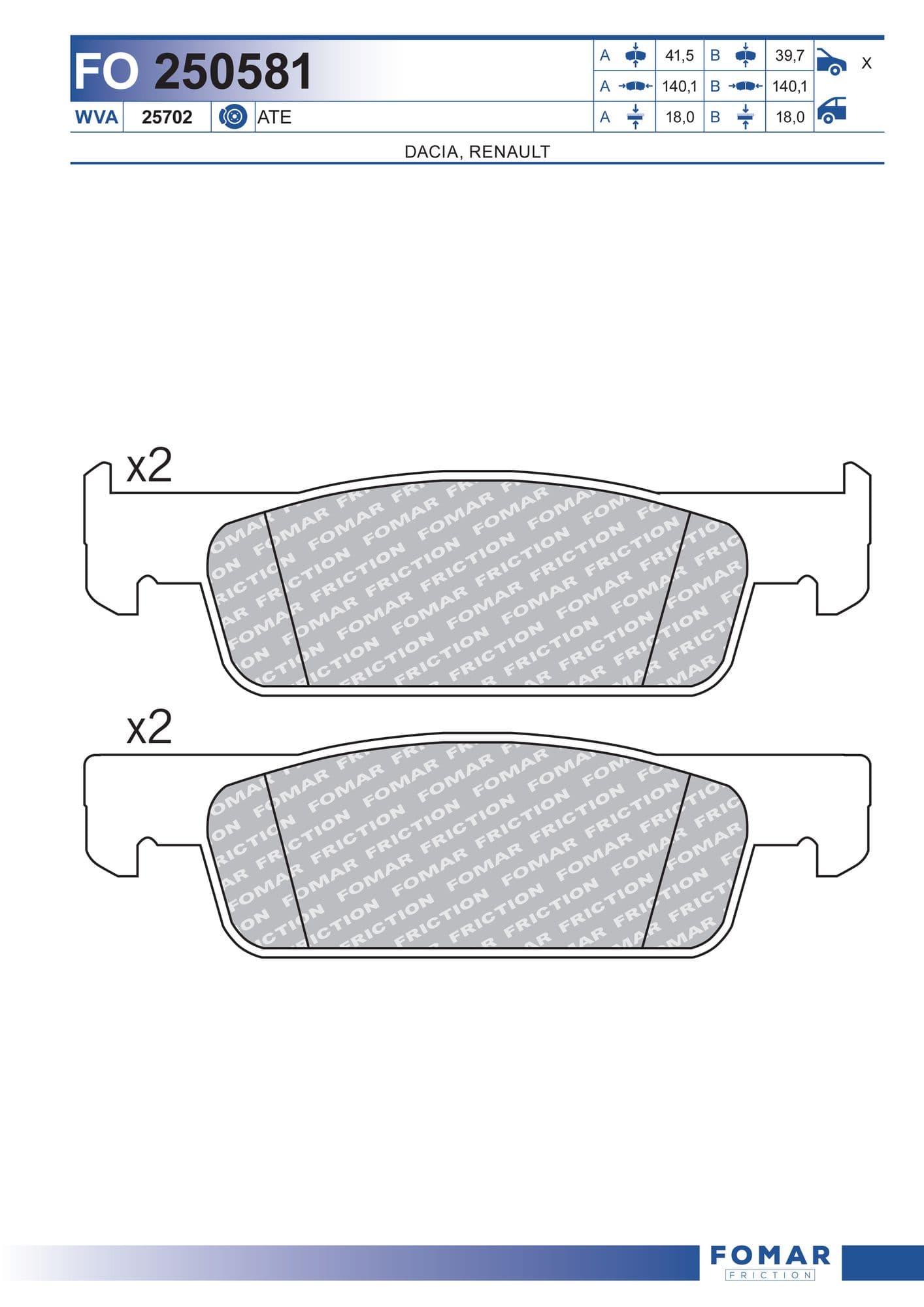 Fomar FO 250581